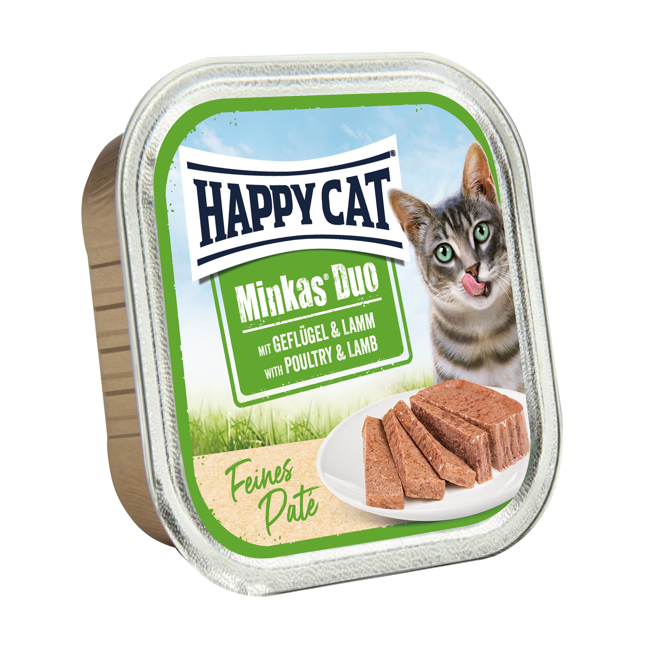 Happy Cat Duo koščki mesa s pašteto...