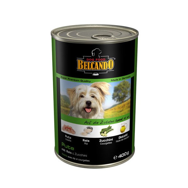 Belcando puranje meso z rižem in...