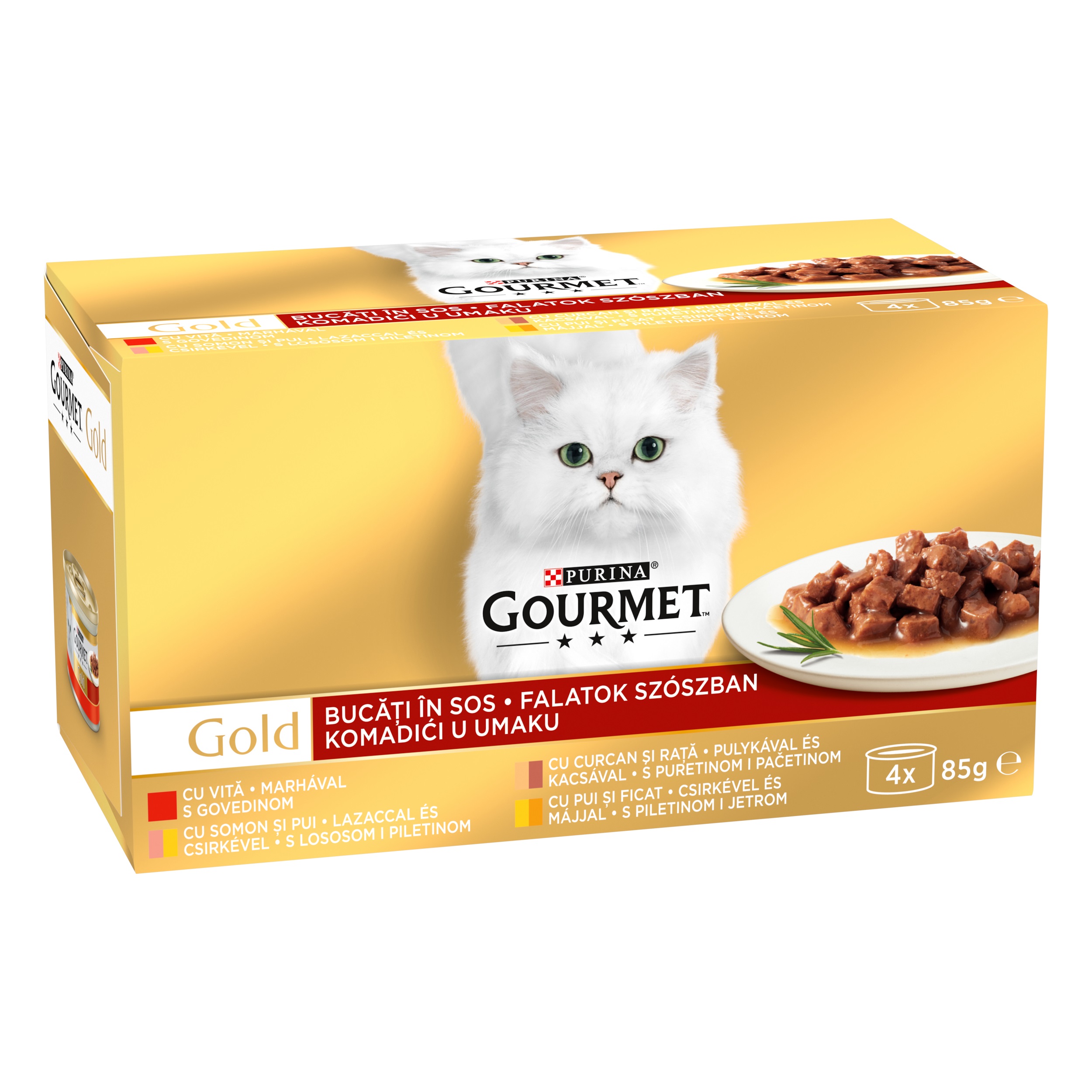 Gourmet Gold Koščki v omaki multipack...